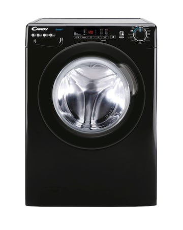 Candy Smart 9kg 1400rpm Washing Machine - Black + installation