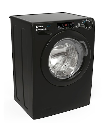 Candy Smart 9kg 1400rpm Washing Machine - Black + installation