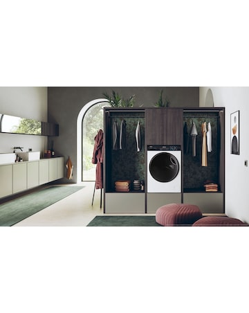 Haier i-Pro Series 3 HWD100-B14939 10kg/6kg Washer Dryer - White + installation