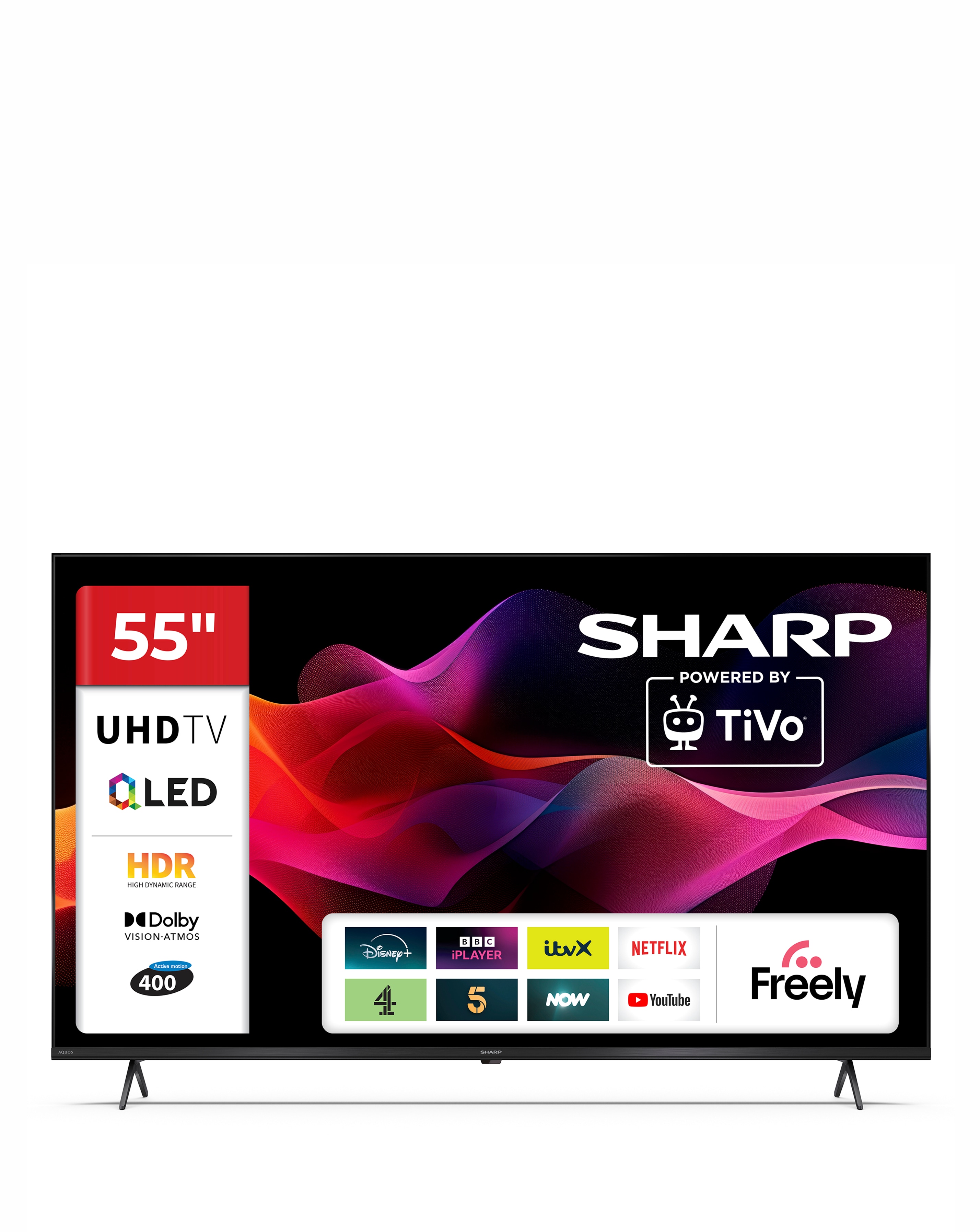 New In - Sharp 55in Ultra HD Quantum Dot Tivo TV