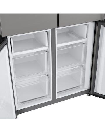 LG GMM41MSBEM Total No Frost American Fridge Freezer - Prime Silver