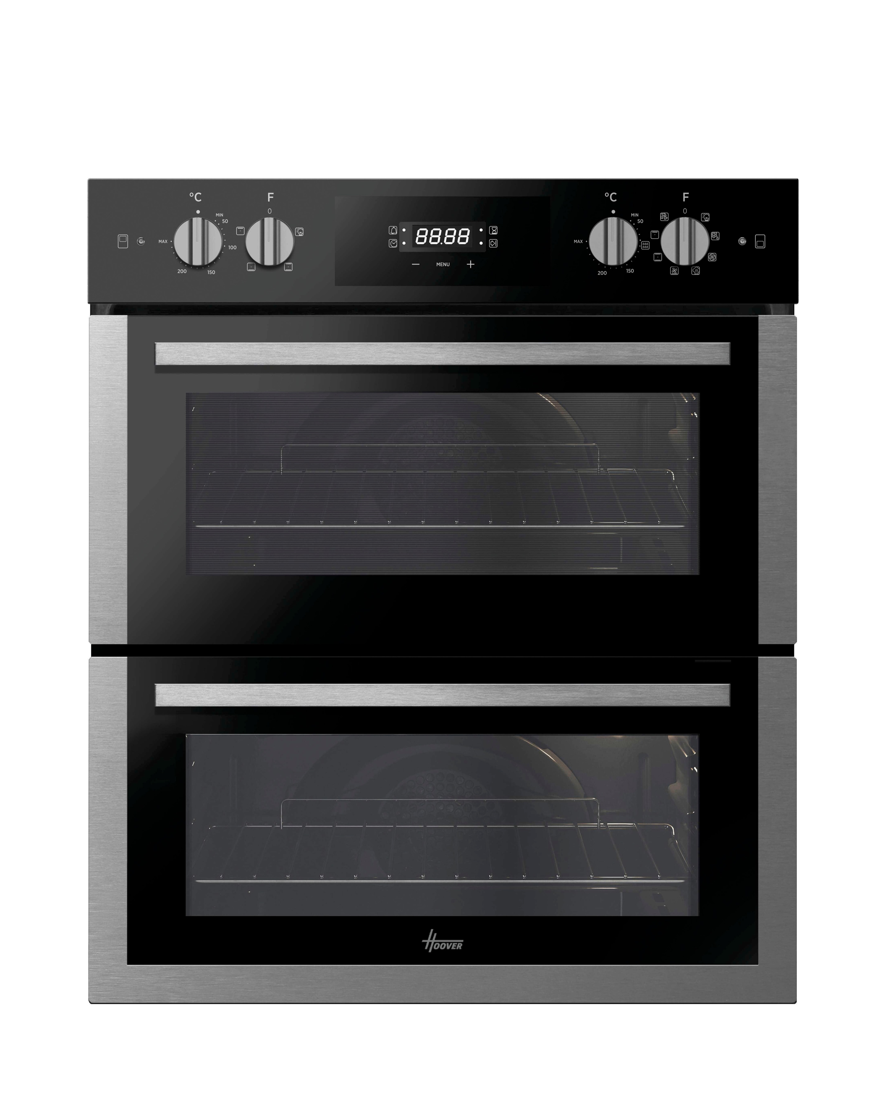 New In - Hoover HO7DC3UB308BI Blt Double Oven Ins
