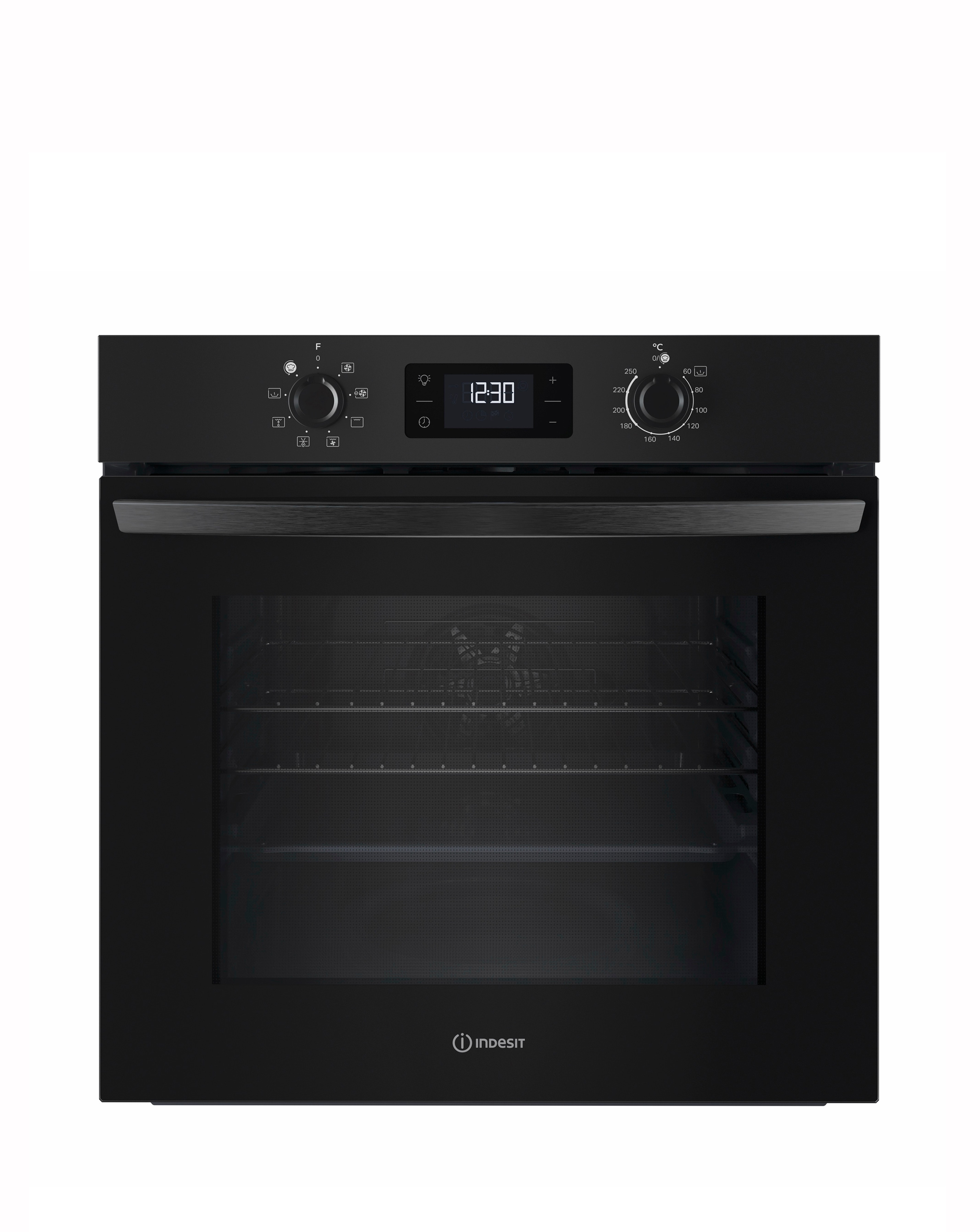 Indesit IO253BUK Built Elec Sngl Oven Bl