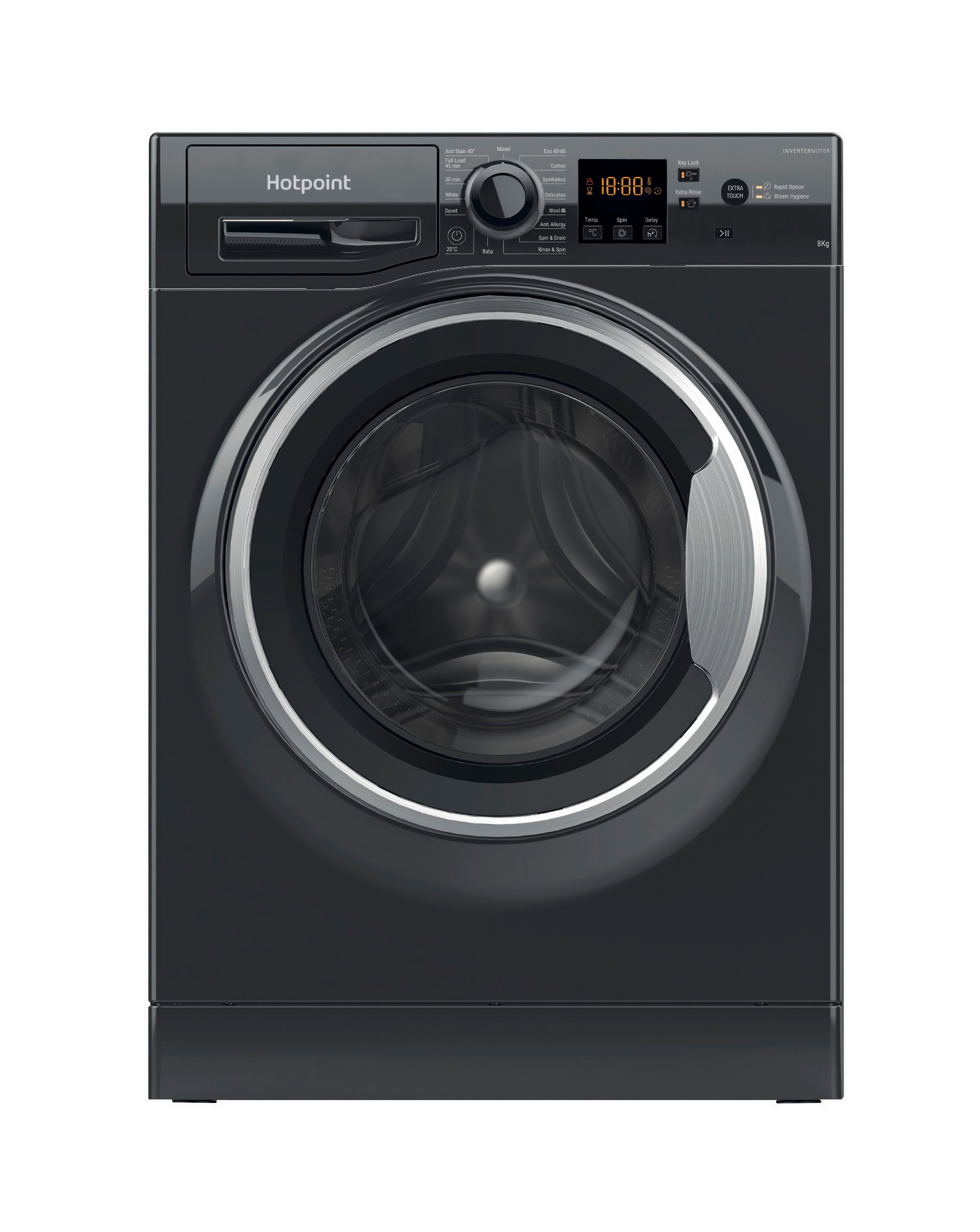 New In - Hotpoint NSWM846BSUK Wash Machine Inst