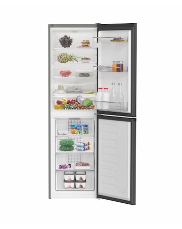 Hotpoint HPKH 1261 XBR4UK 50/50 No Frost Fridge Freezer Black + Install