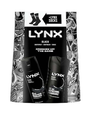 LYNX Black Duo & Socks Gift Set