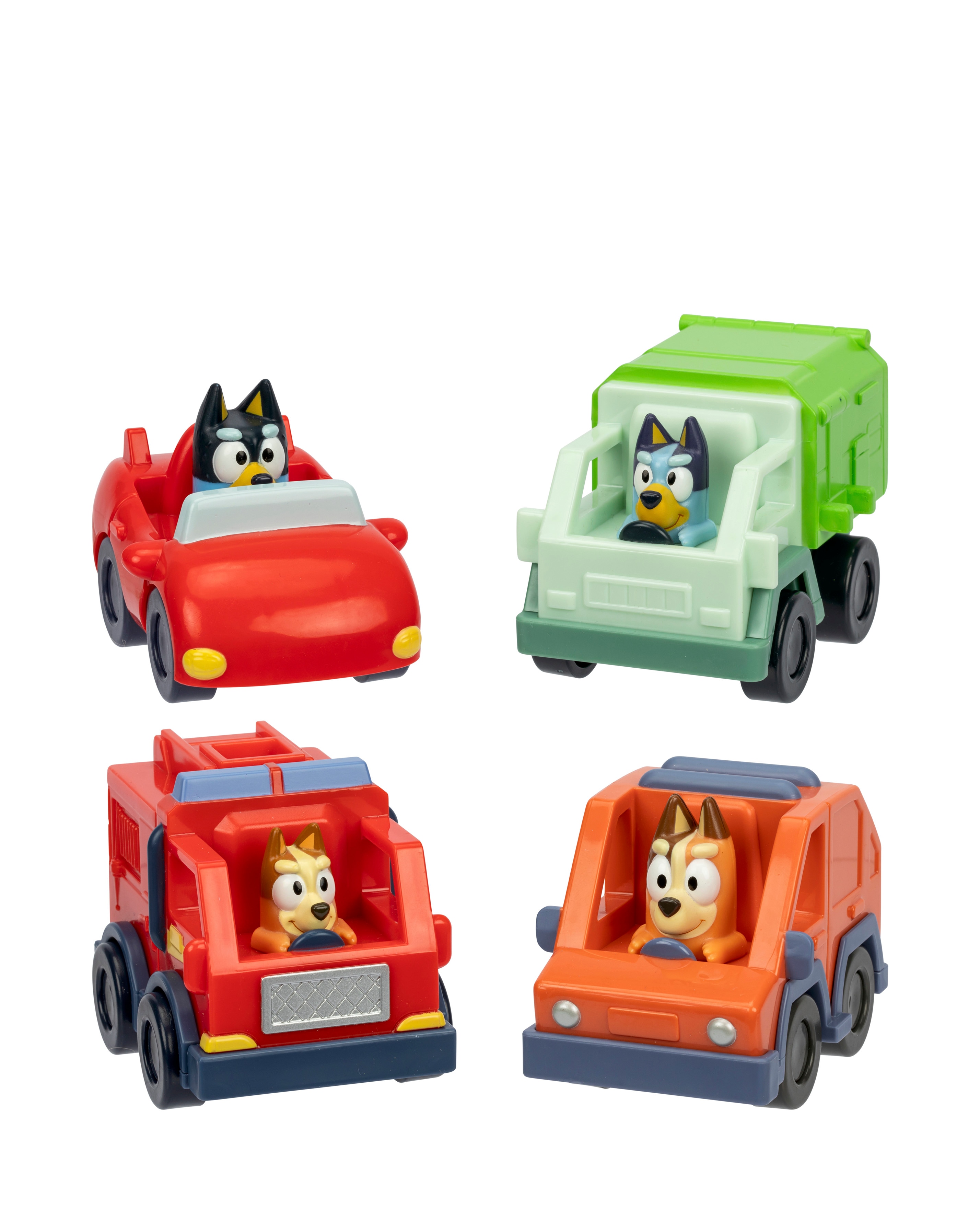 Bluey Mini Racers 4-Pack