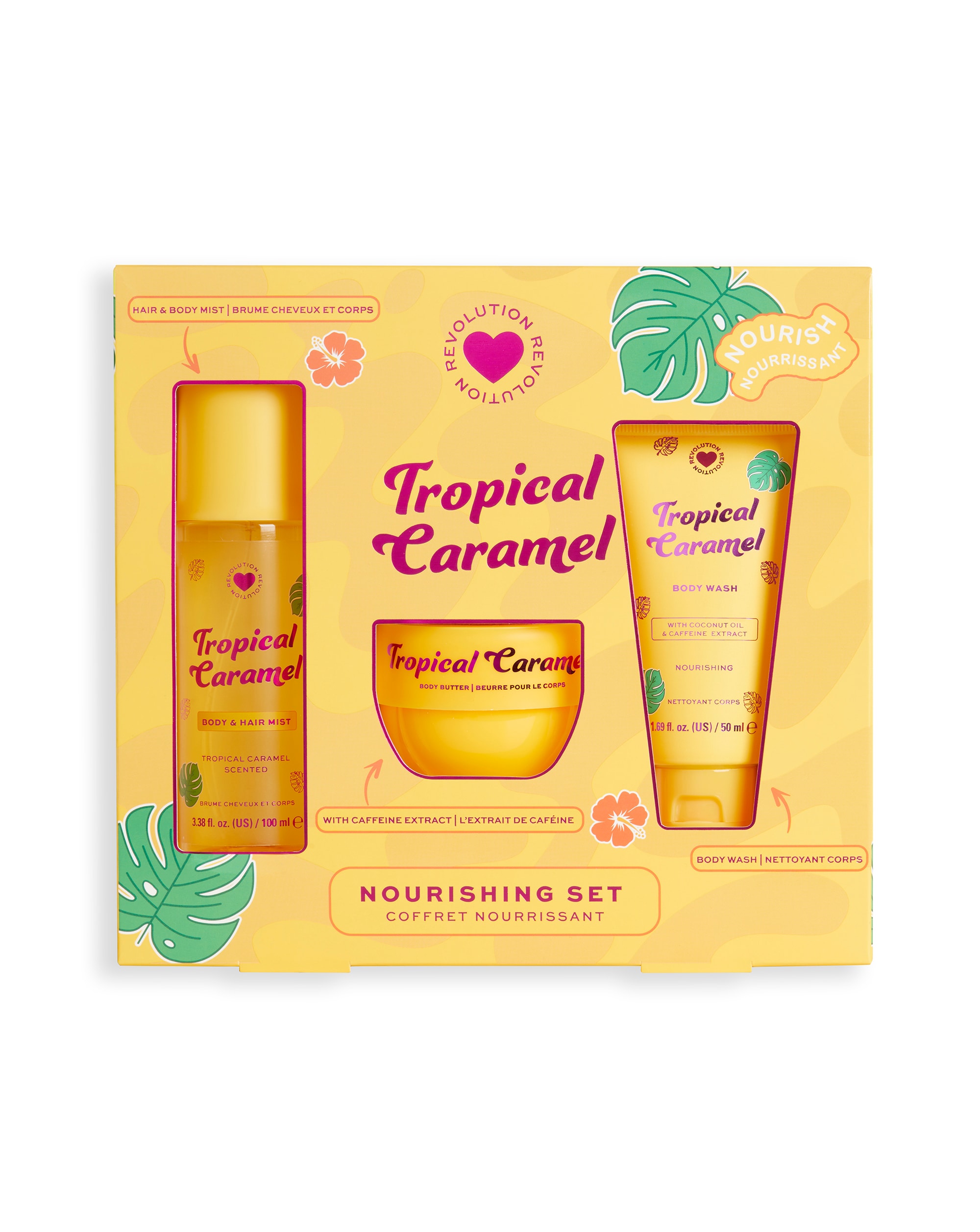 I Heart Revolution Tropical Caramel Set