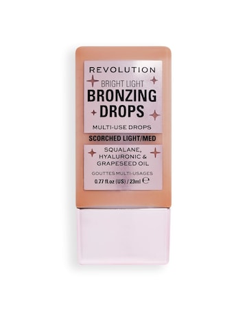 Make Up Revolution Bright Light Bronzing Drops Bronzed Scorched