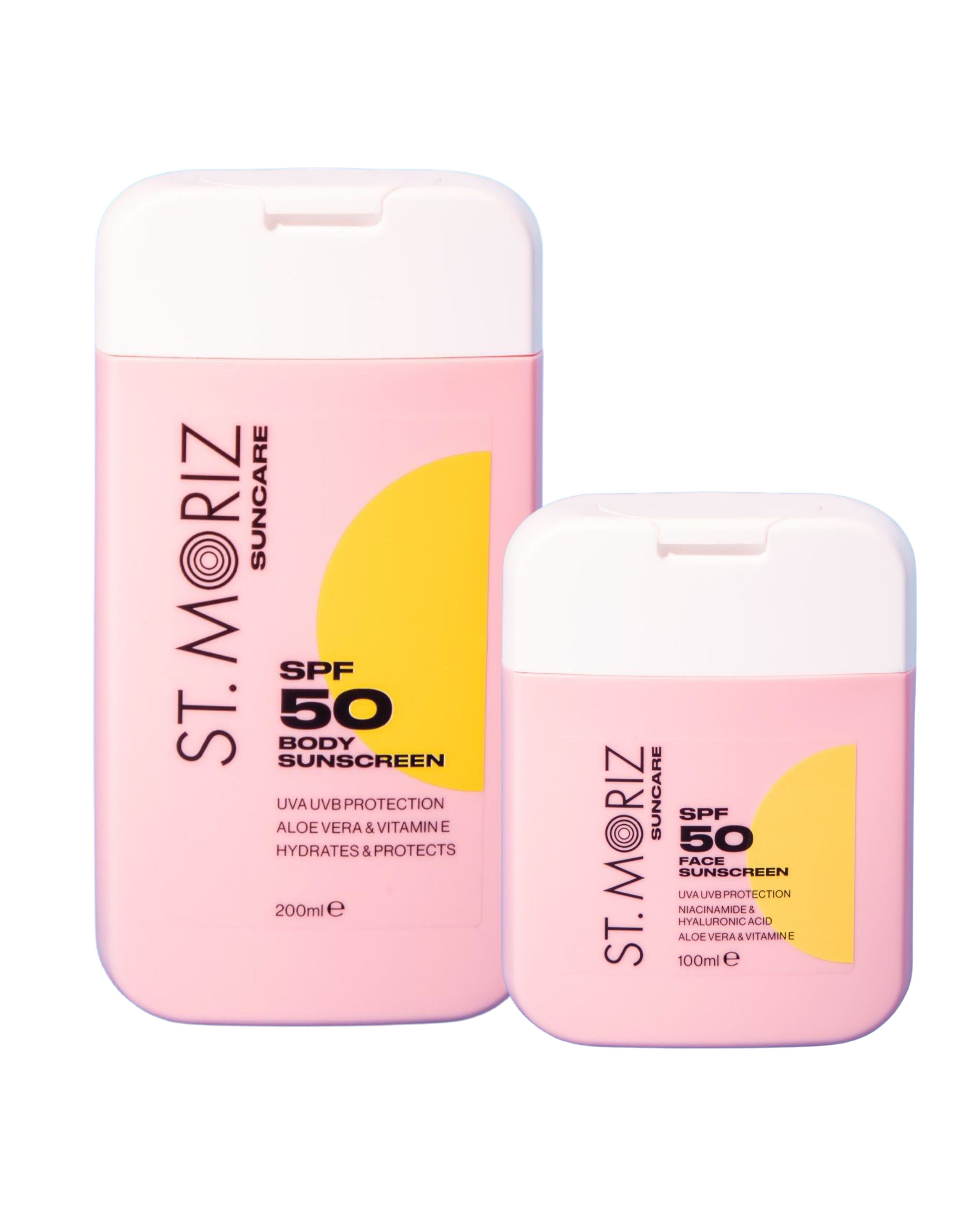 St Moriz SPF 50 Face & Body Lotion Duo