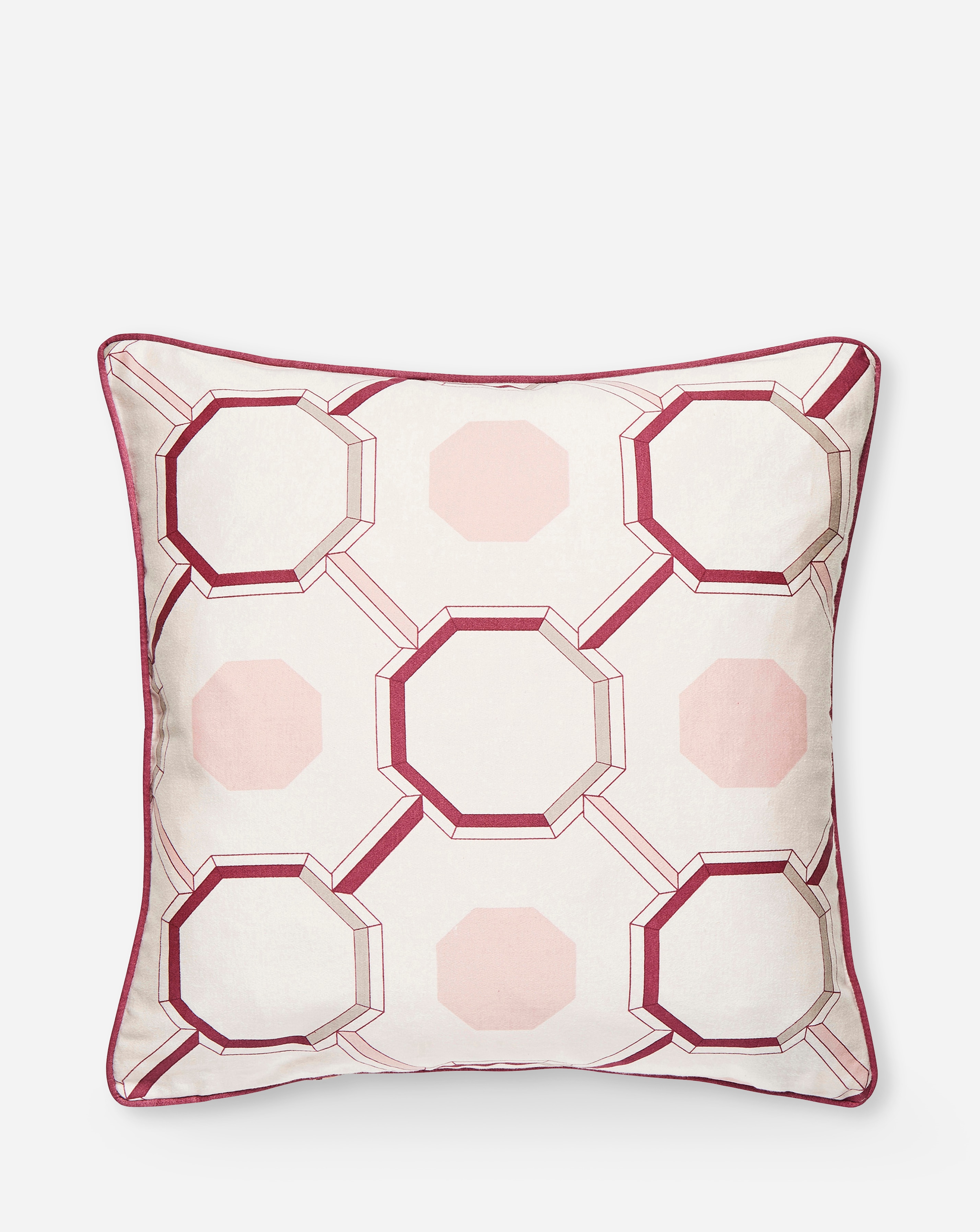Trellis Chain Satin Cushion Cover
