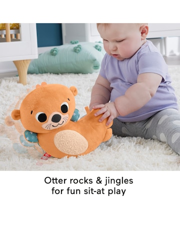 Fisher-Price 2-in-1 Rockin' Tummy Time Otter