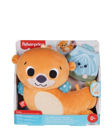 Fisher-Price 2-in-1 Rockin' Tummy Time Otter