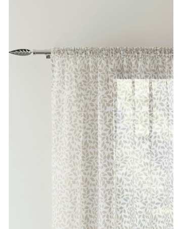 Willow Leaf Print Voile