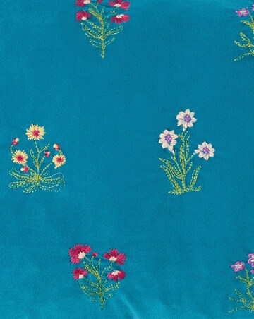 Chrissy Velvet Embroidered Boudoir Cushion