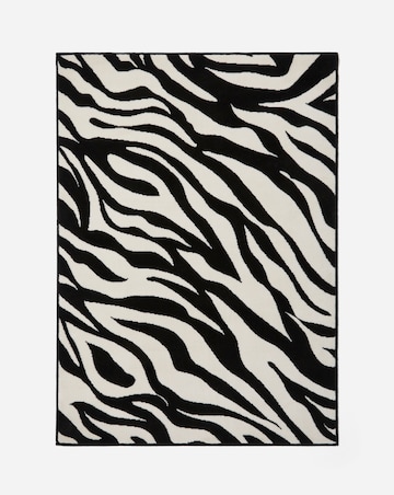 Maestro Zebra Print Woven Rug
