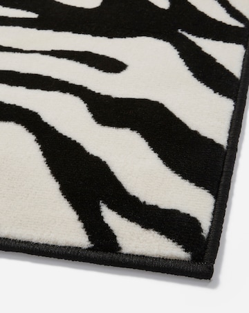 Maestro Zebra Print Woven Rug