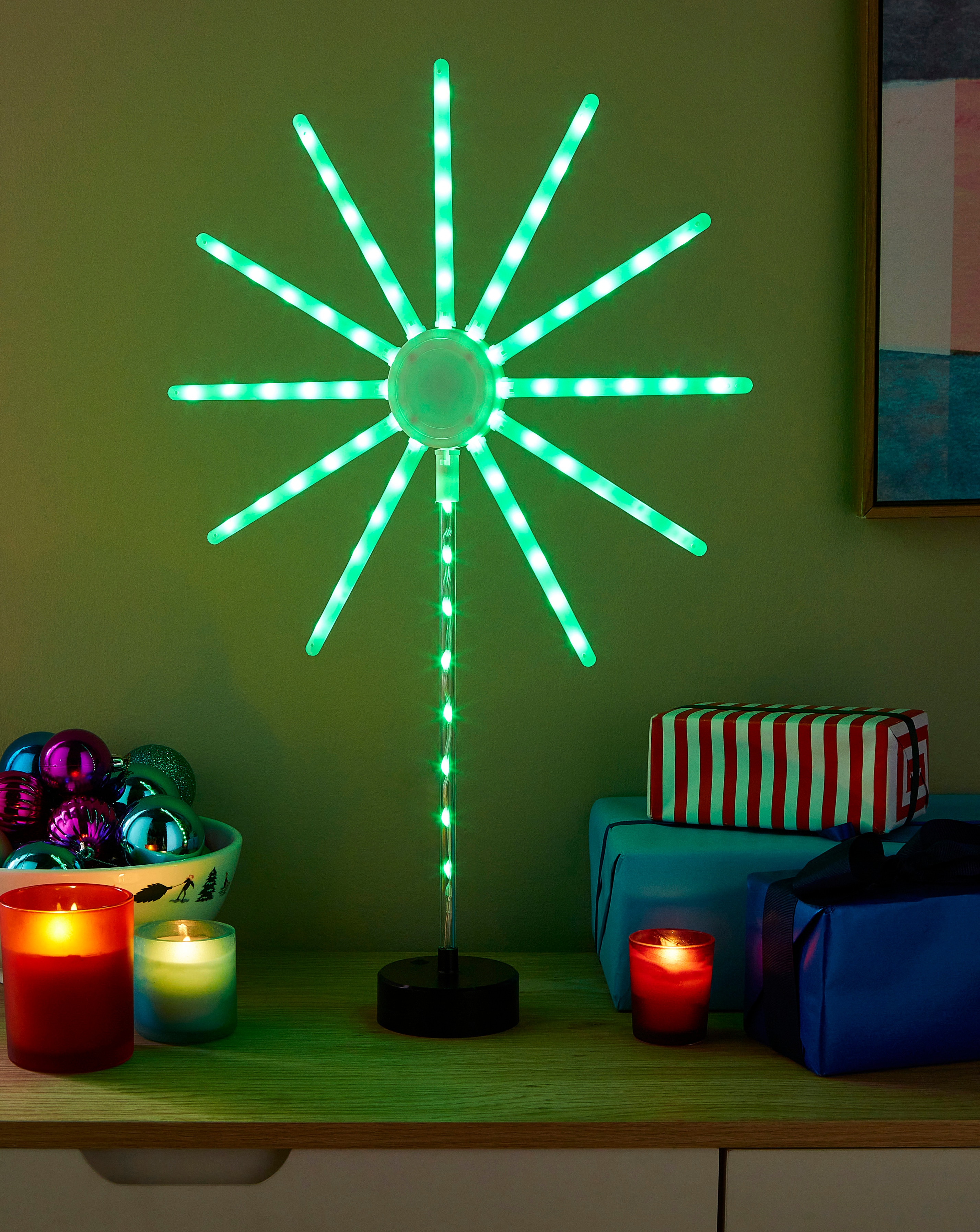 Colour Changing Tabletop Star