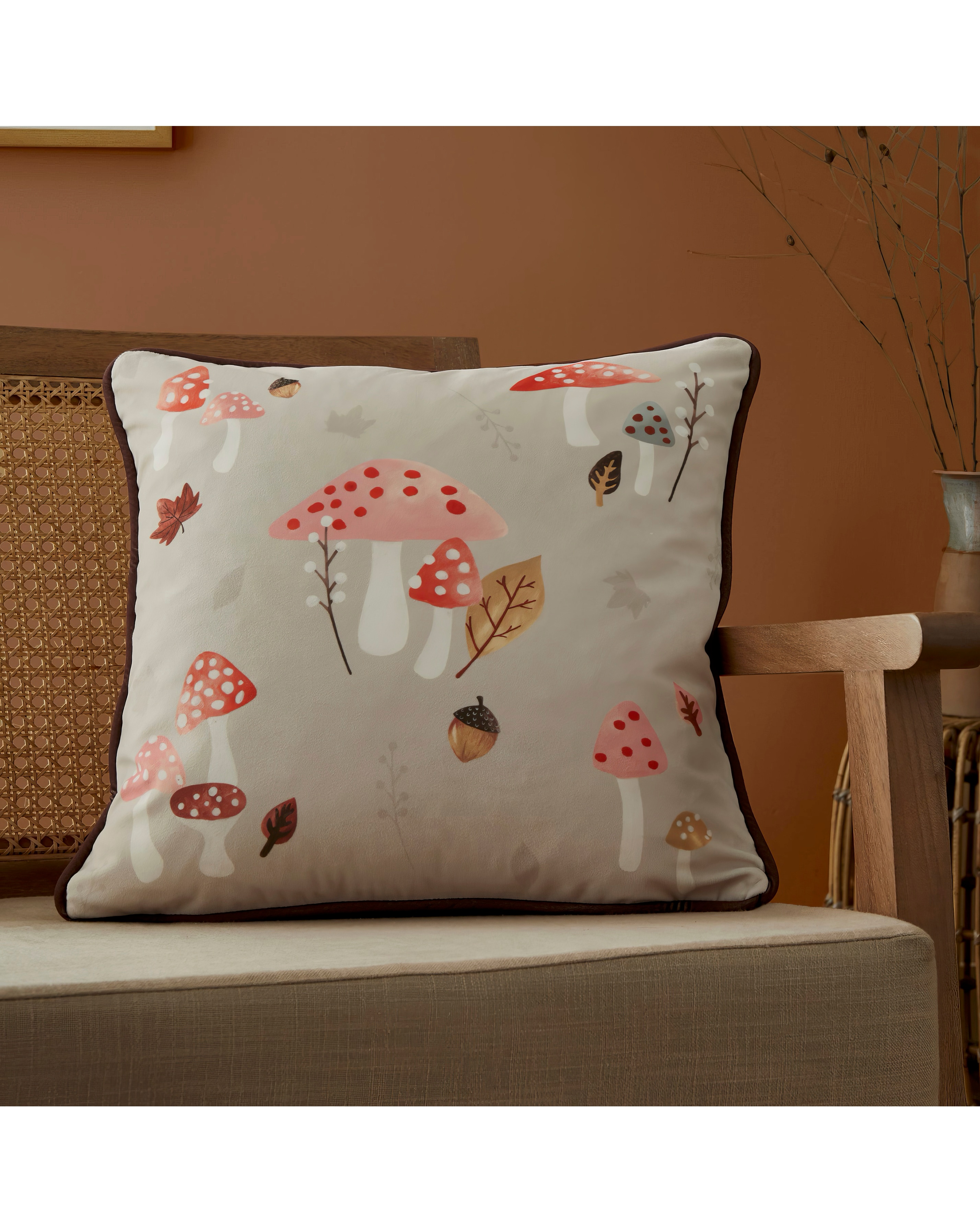 Fusion Woodland Dreams Velvet Cushion