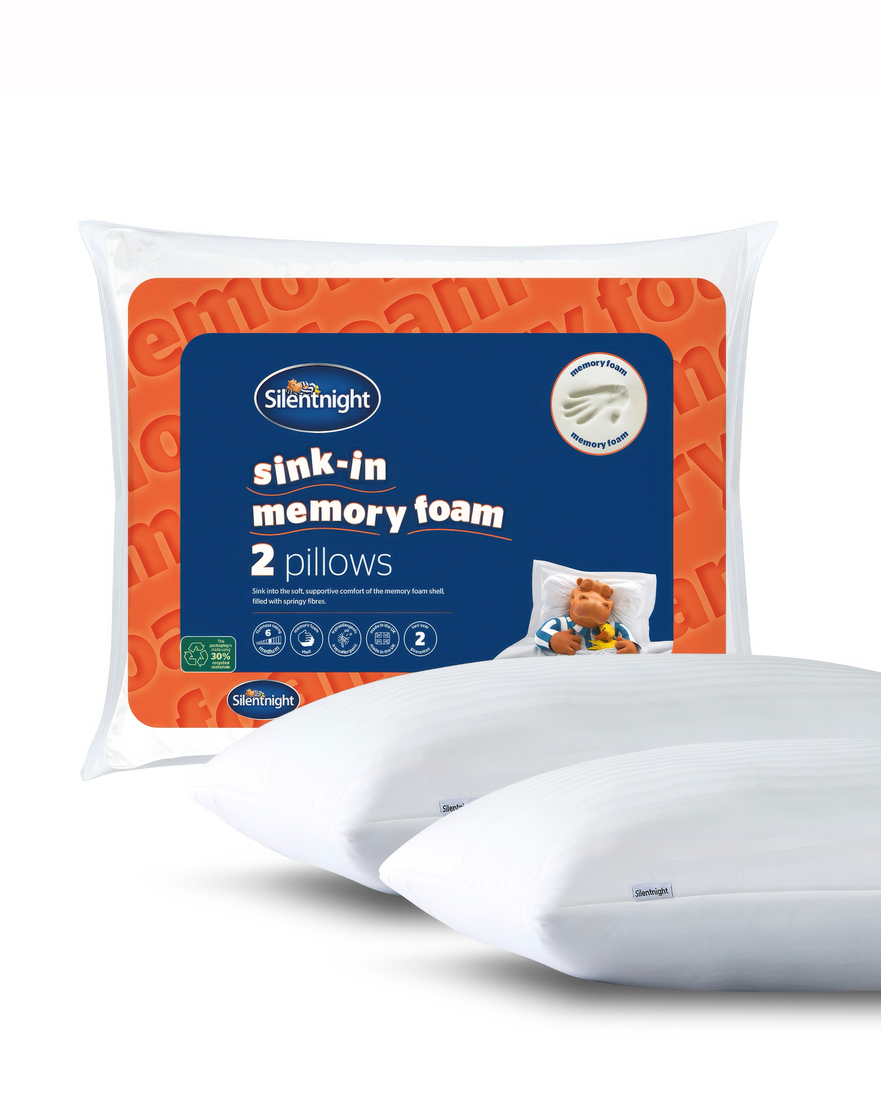 Silentnight Sink In 2 Pack Pillow