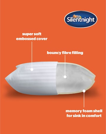 Silentnight Sink-In Memory Foam 2 Pack Pillow