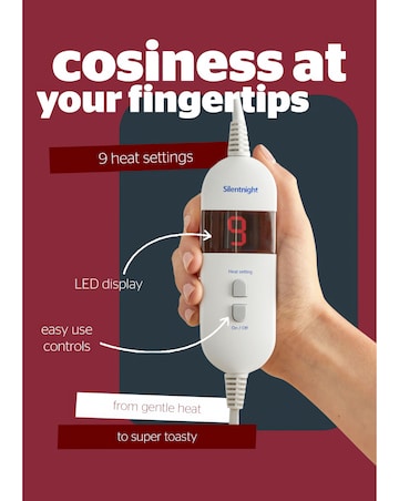 Silentnight Luxury Heated Throw