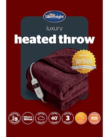 Silentnight Luxury Heated Throw