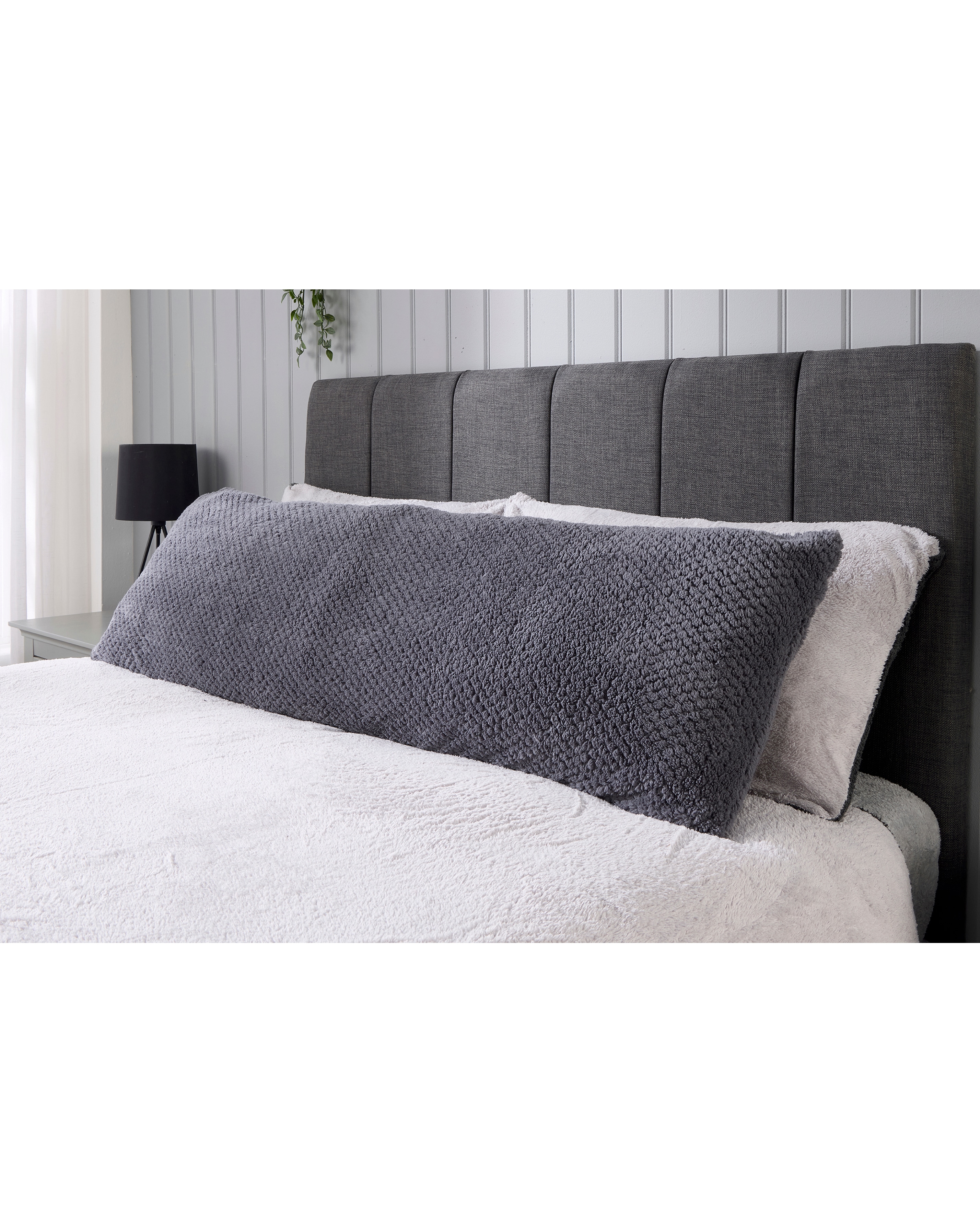 Waffle Fleece Bolster Cushion