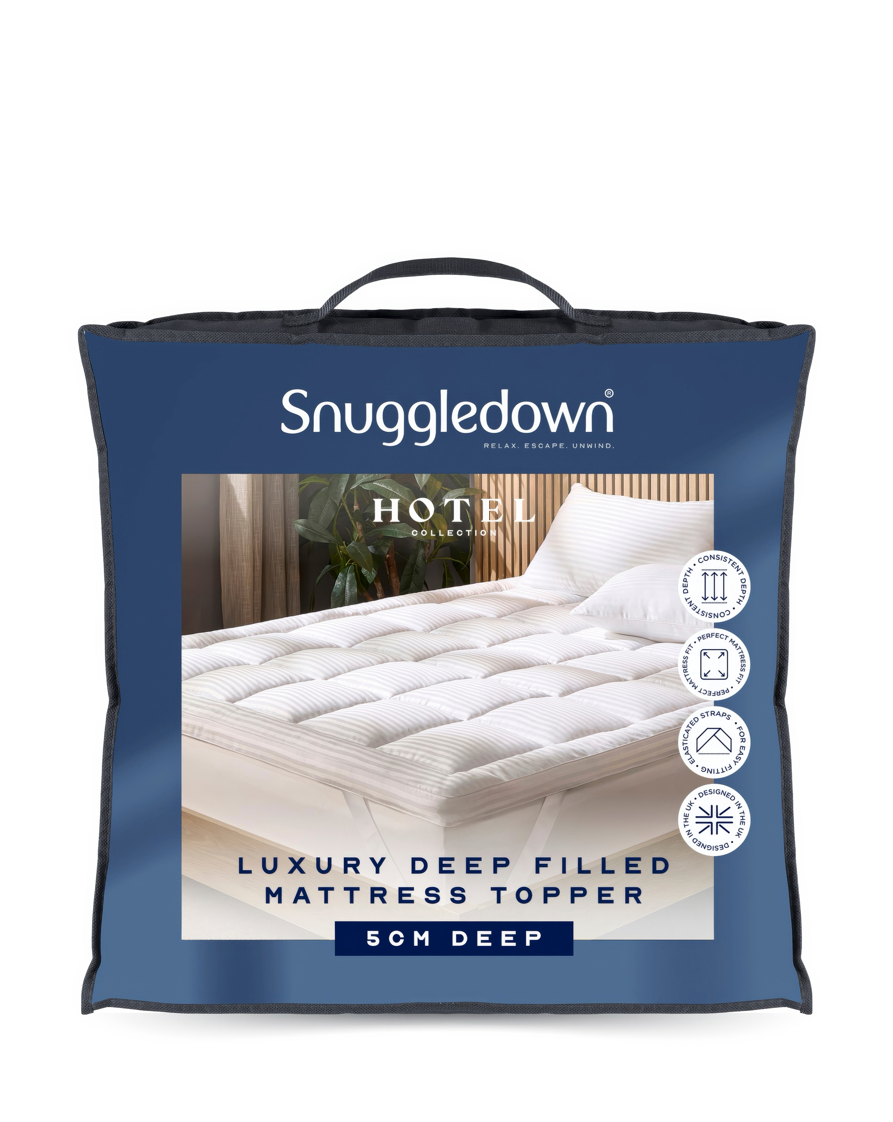 Snuggledown Luxury Mattress Topper 5 cm