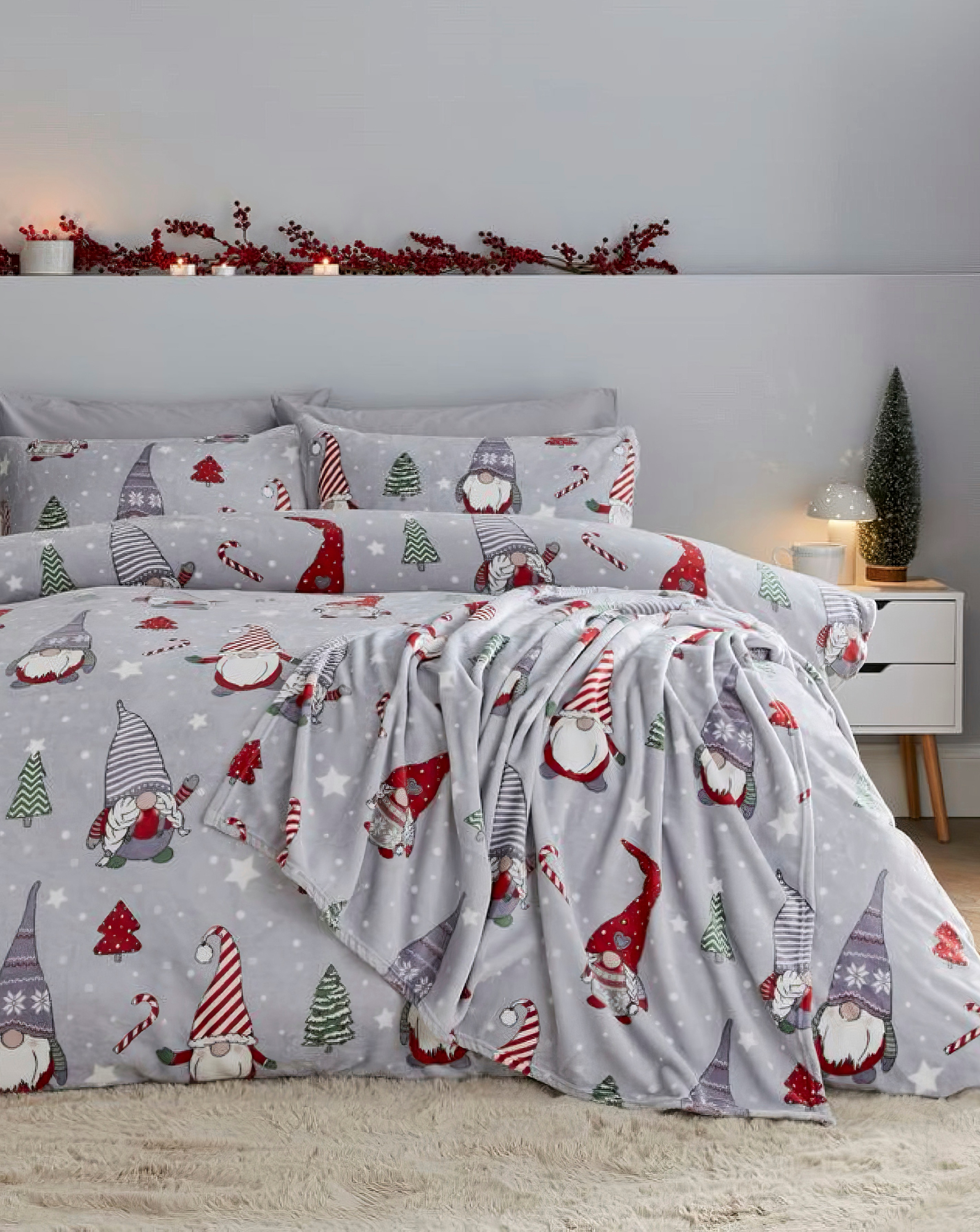 Catherine Lansfield Fleece Duvet Set
