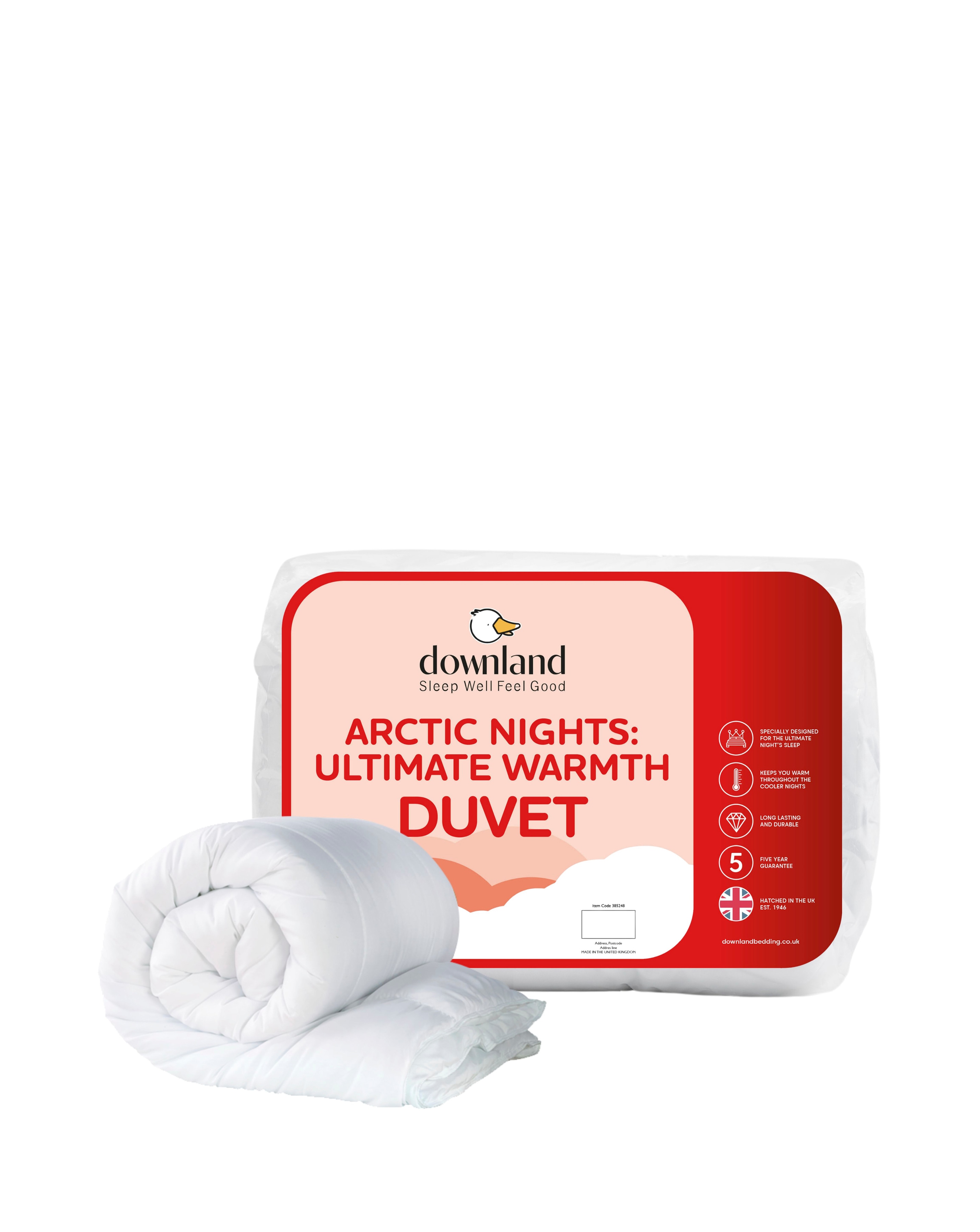 New In - Downland Arctic Nights 18 Tog Duvet