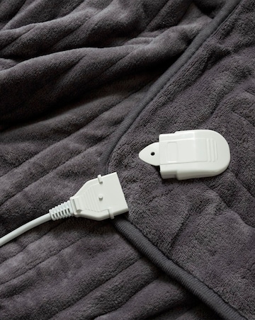 Slumberdown Comfy Hugs Charcoal Heated Throw