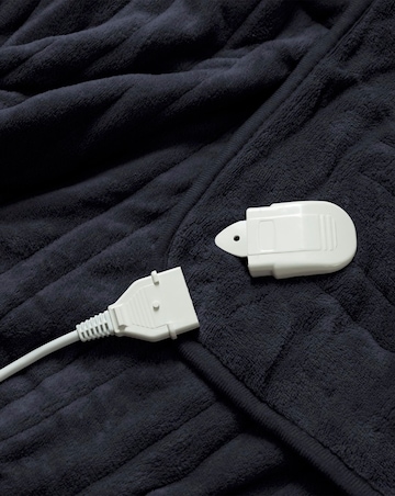 Slumberdown Comfy Hugs Navy Heated Throw