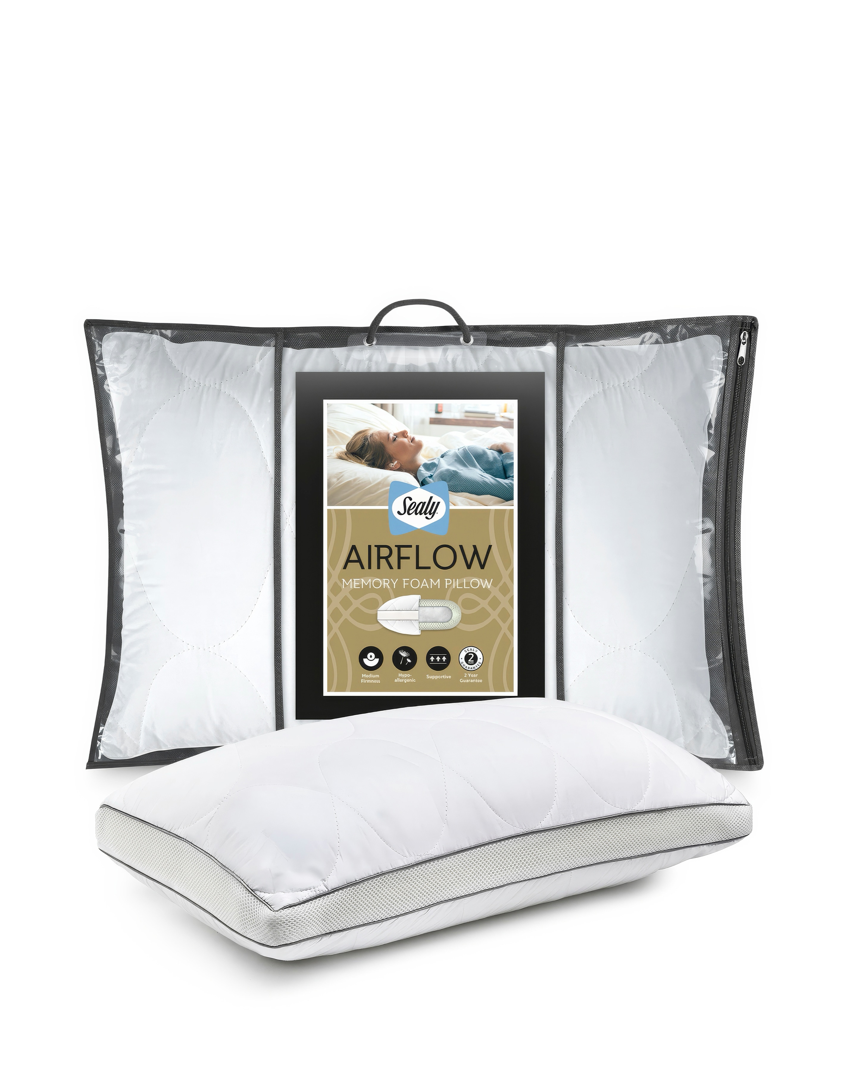 Sealy Airflow Memory Foam Pillow