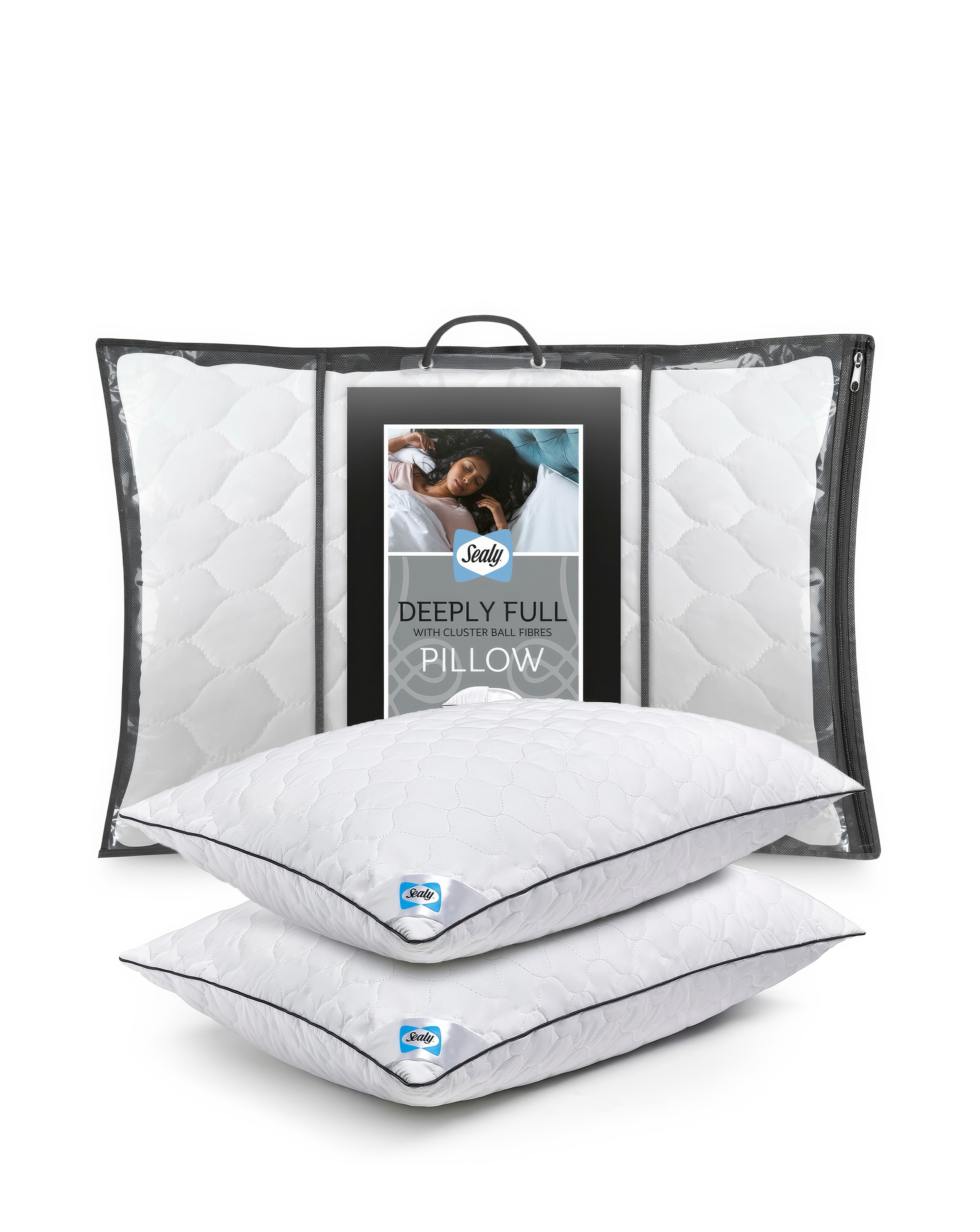 Sealy Deeply Full Pack of 2 Pillows