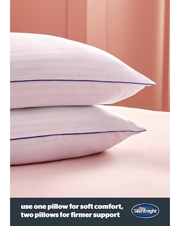 Silentnight Hotel Collection Piped Pack of 2 Pillows