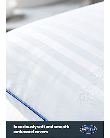 Silentnight Hotel Collection Piped Pack of 2 Pillows