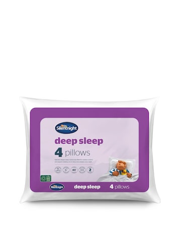 Silentnight Deep Sleep Pack of 4 Pillows