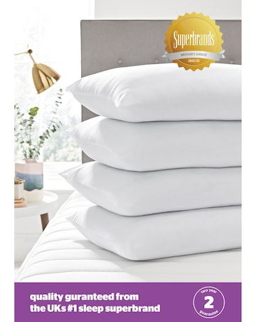 Silentnight Deep Sleep Pack of 4 Pillows