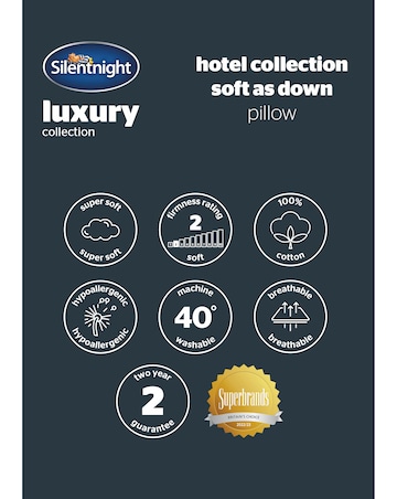 Silentnight Hotel Collection Soft as Down Pillow