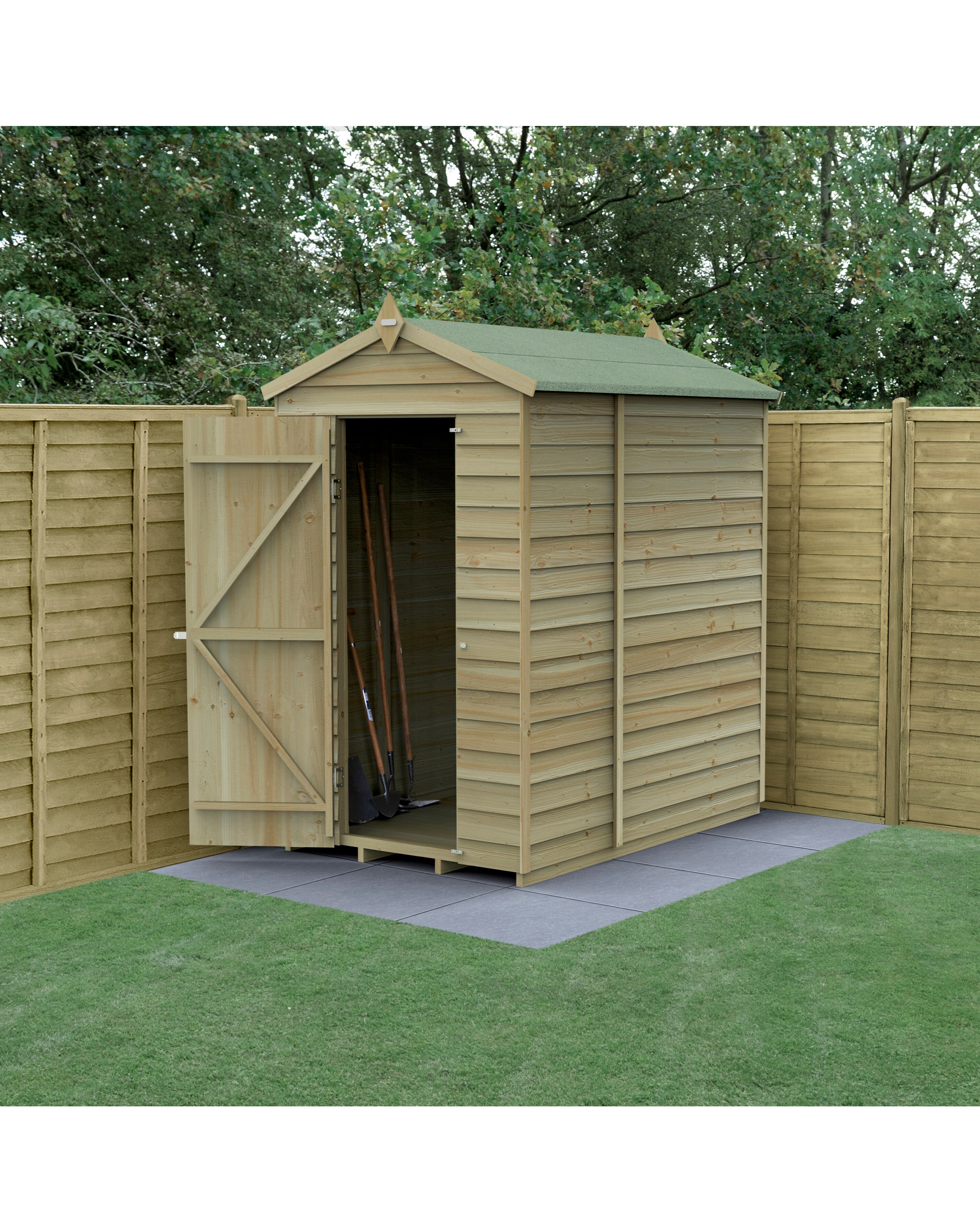 4LIFE Apex Shed 4x6 - Single Door