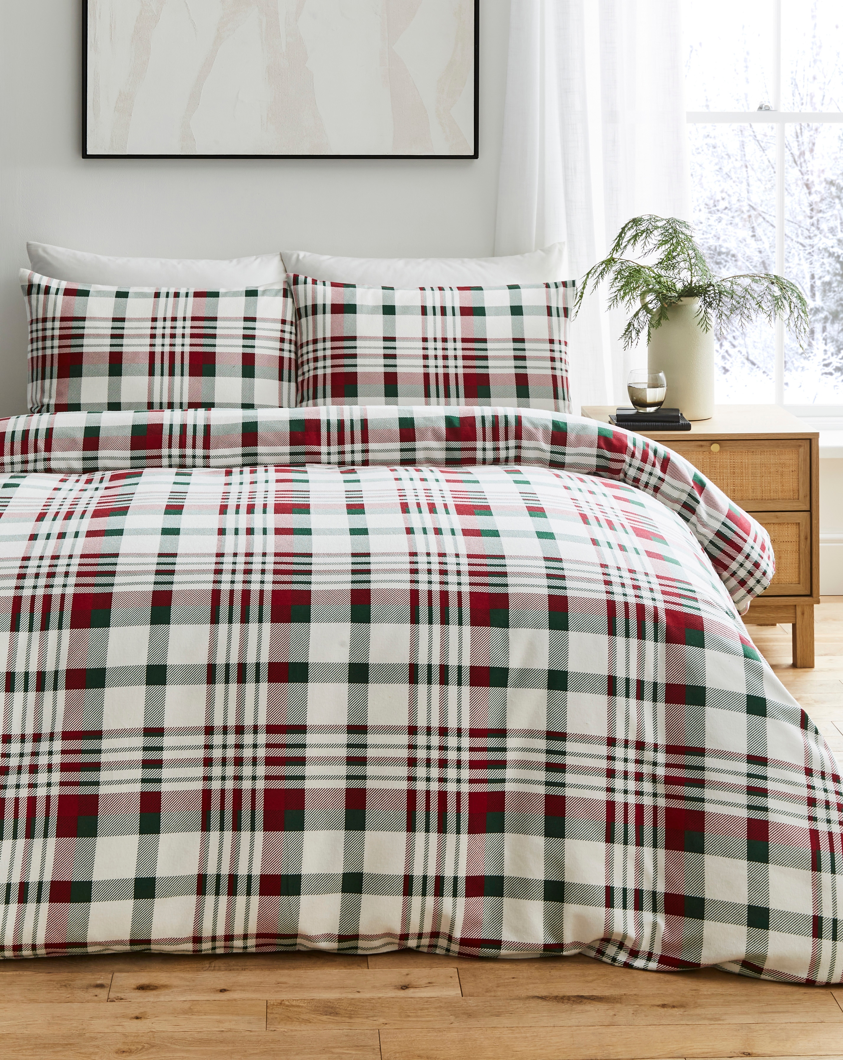 Isla Brushed Cotton Duvet Cover Set