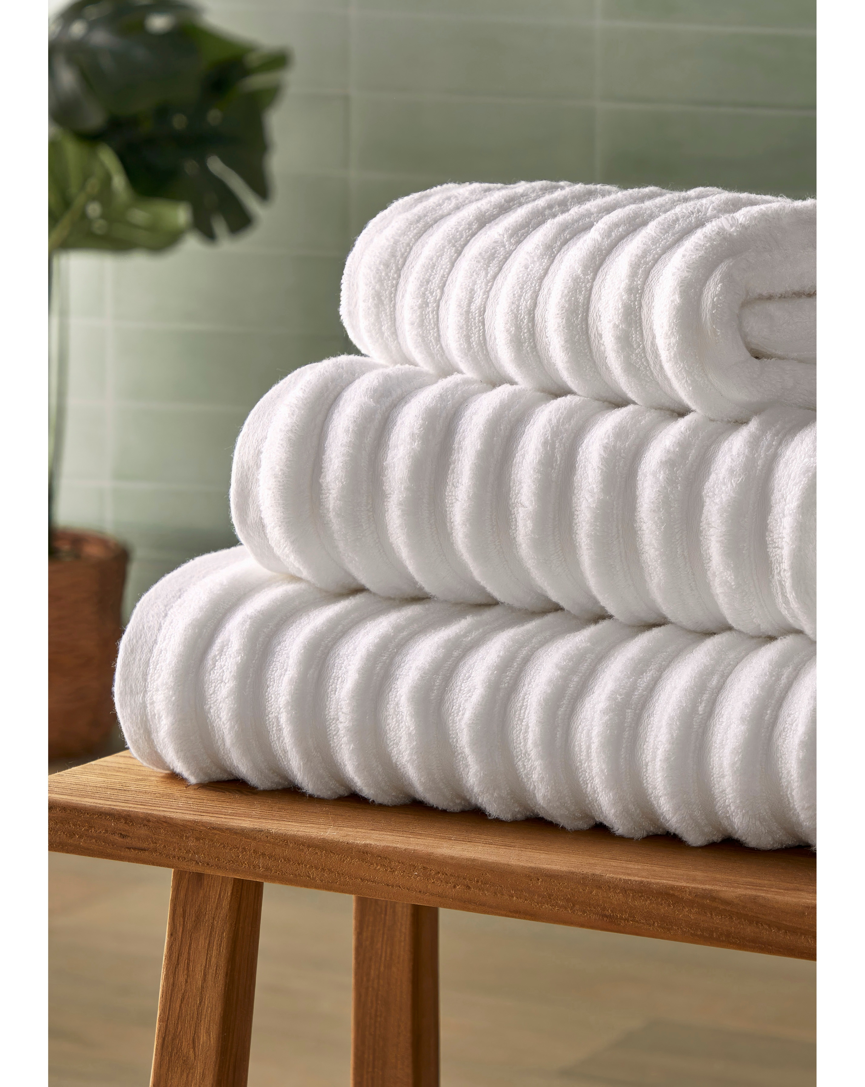 Silentnight Ribbed Cotton Towel Packs