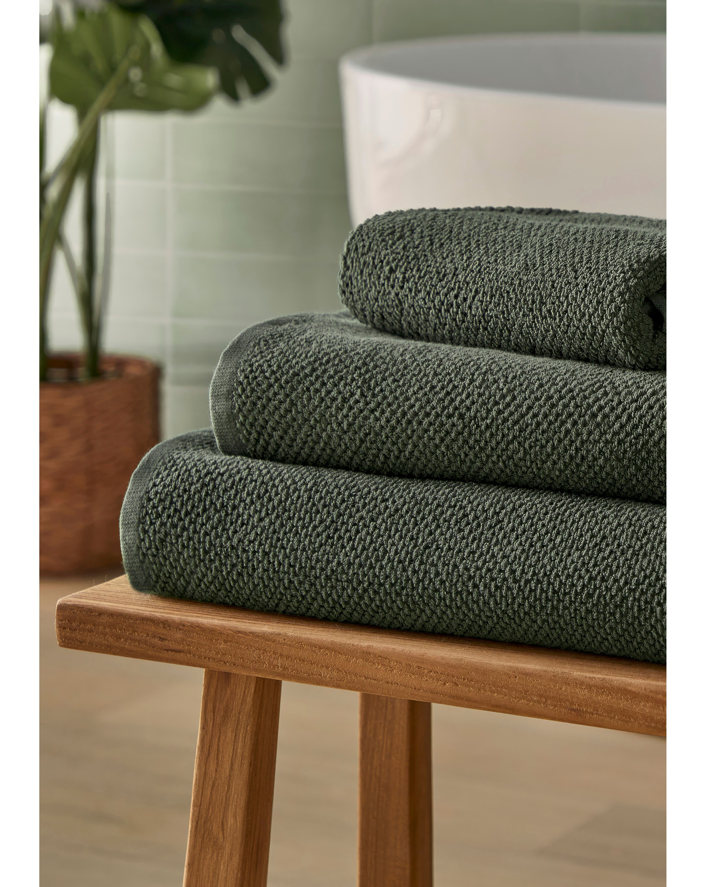 Silentnight Popcorn Waffle Towel Bale