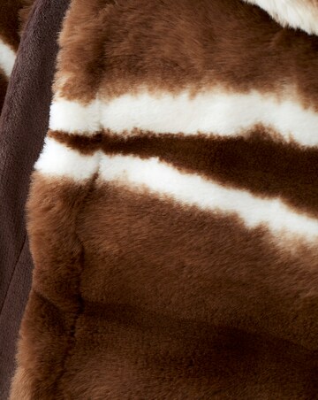 Catherine Lansfield Flint Faux Fur Throw