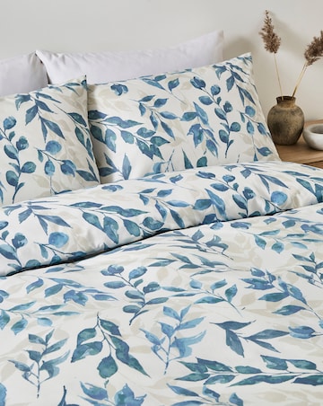 Rowan Watercolour Leaf Duvet Cover Set