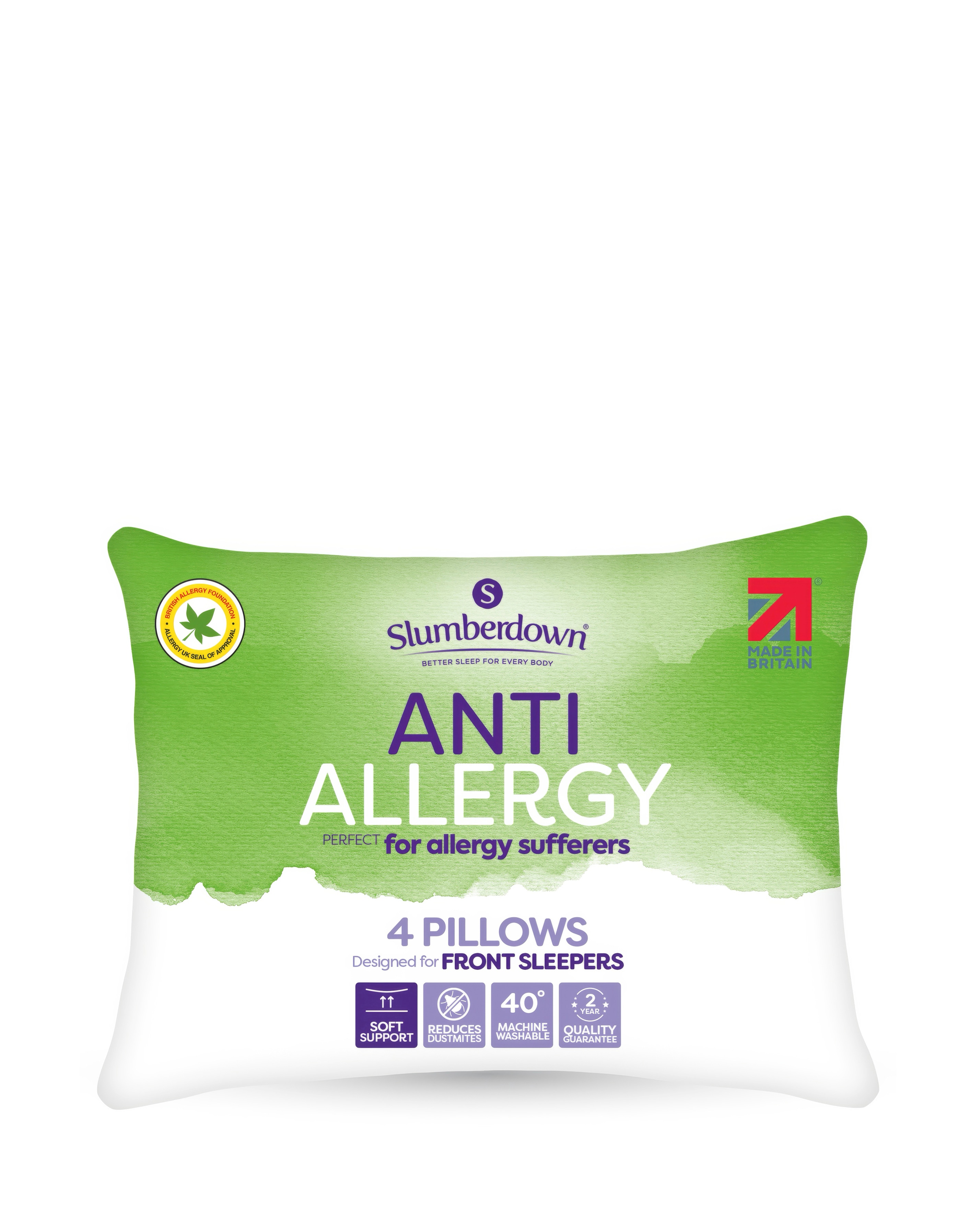 Slumberdown Anti Allergy Soft Pillows