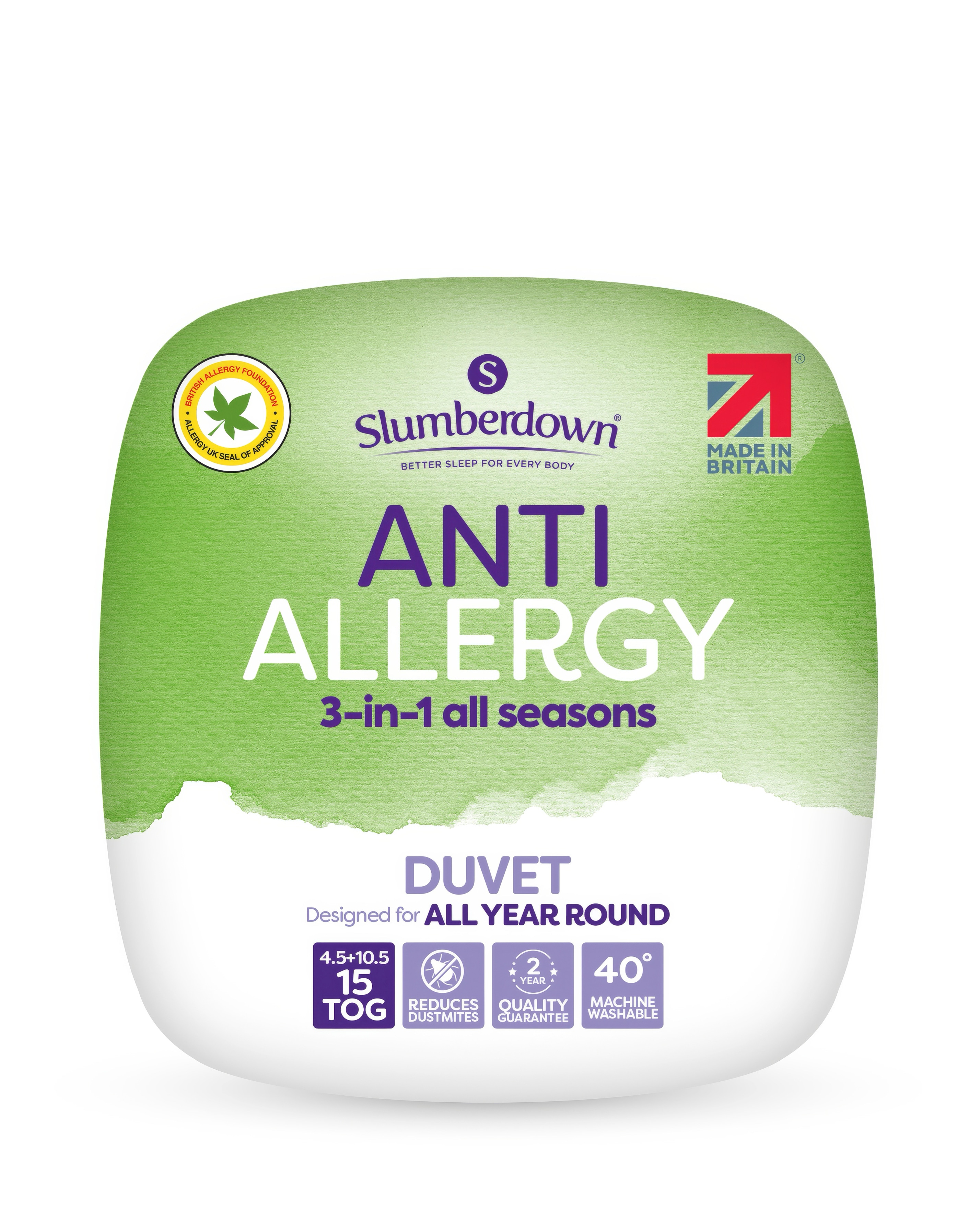 Slumberdown Anti Allergy 15 Tog Duvet