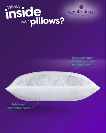 Slumberdown Feels Like Down Medium Support 4 Pack Pillows