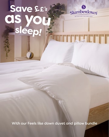 Slumberdown Feels Like Down Medium Support 4 Pack Pillows